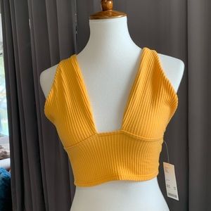 Urban Outfitters orange crop top